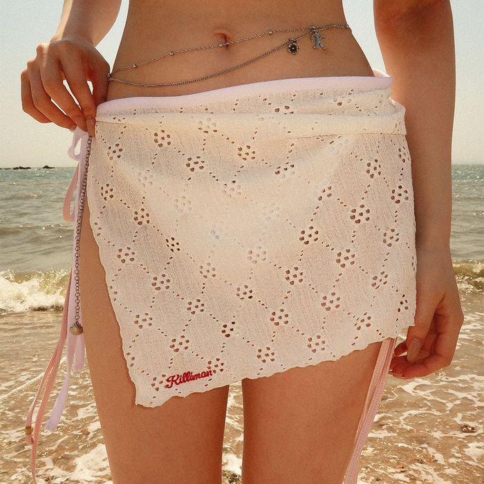 Cloudy Cover-up Wrap Skirt