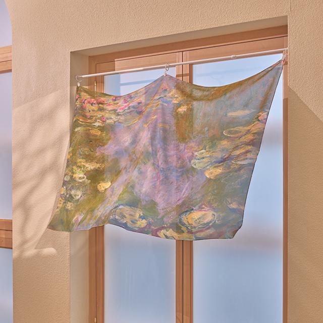 Water Lilies 쉬폰 패브릭 포스터 / 모네 명화 창문 가리개커튼(3size)_L