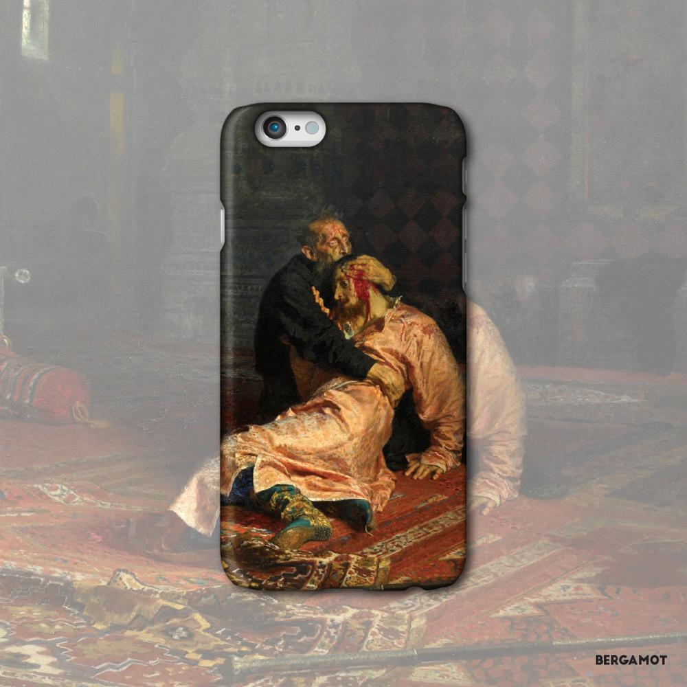 명화 케이스 249 이반뇌제와 그의 아들 이반 - 일리야 레핀 Ivan the Terrible and His Son Ivan on November 16th, 1581 - Ilya