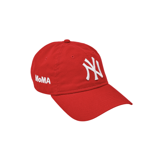 New Era x MoMA New York Yankees Cap Scarlet