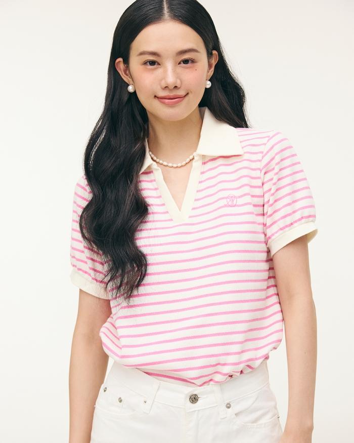 [5/19~ 순차출고][단독] 행복한 여름 베이직 카라티 (3COL) - SMALL
