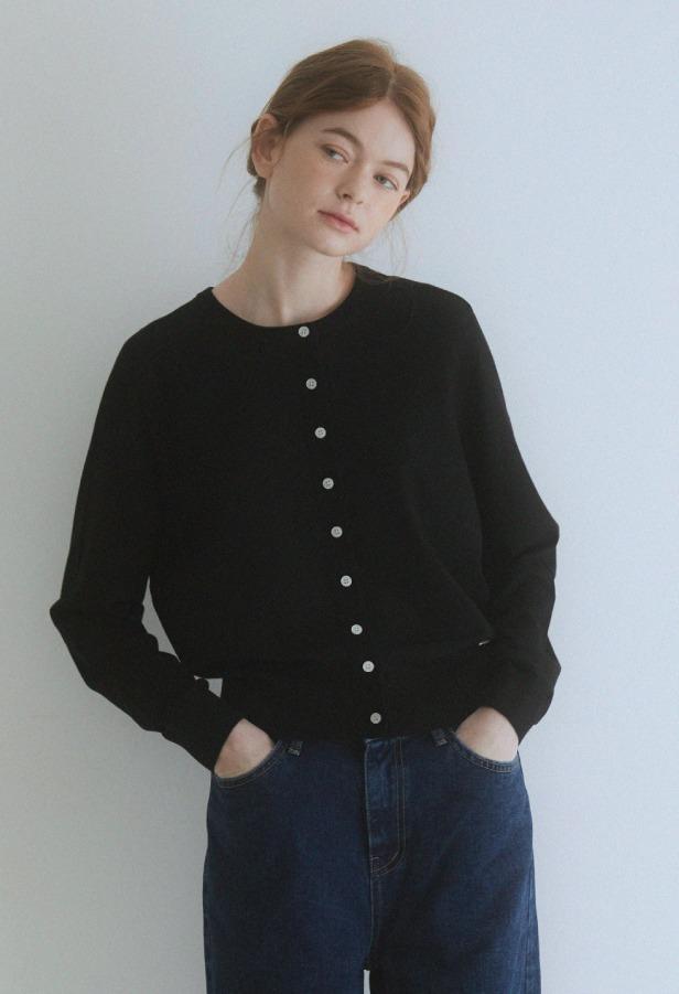 스프링 베이직 니트 가디건 - RED 8/26 예약 발송