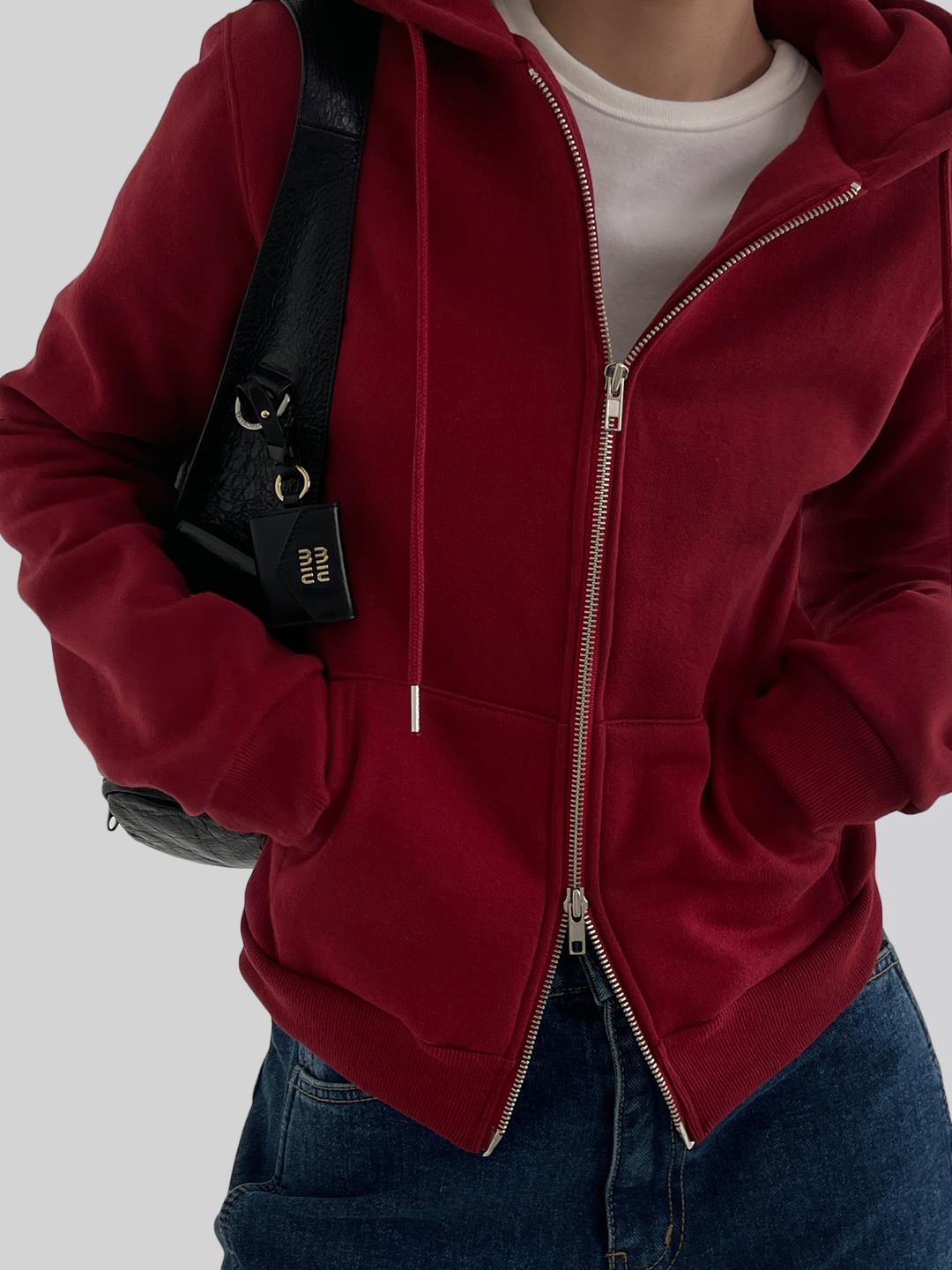 [made]투웨이기모후드집업