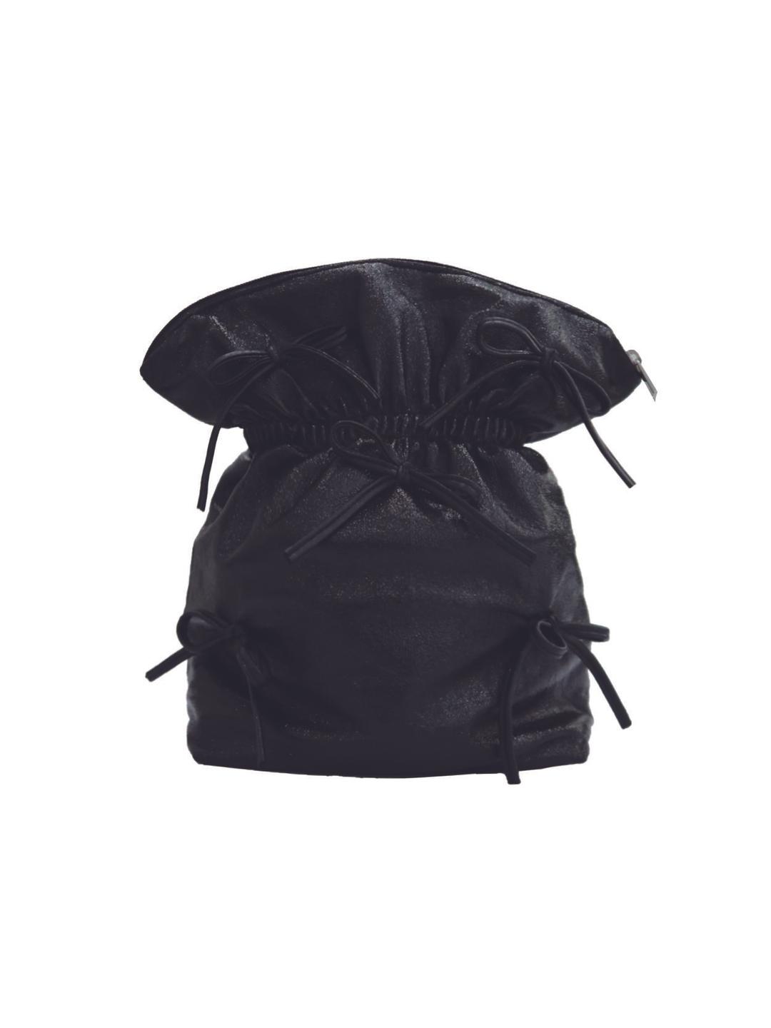 MILKY RABBIT POUCH(BLACK)