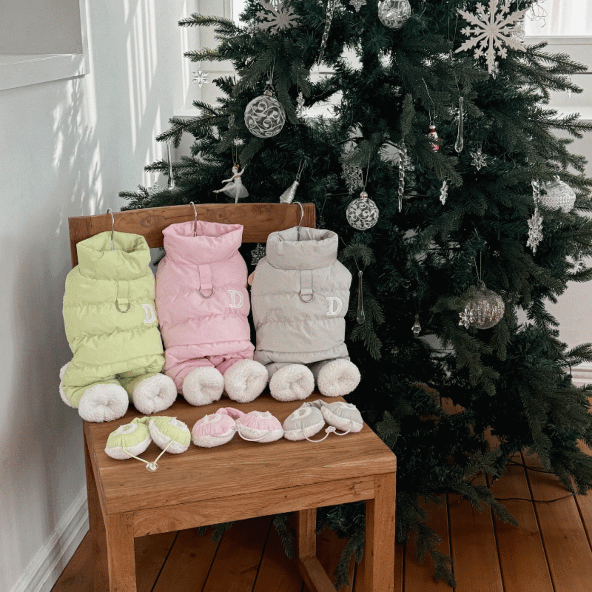 마카롱 패딩 올인원 & 귀마개