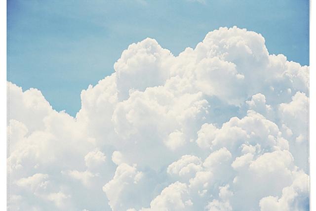 뭉게 구름 B F105 패브릭 포스터 풍경 그림 인테리어 액자