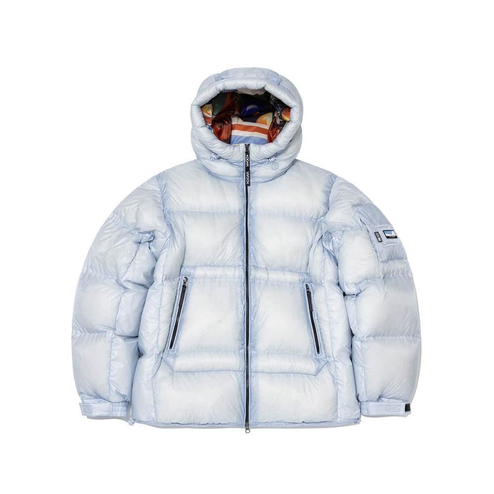 컬러라마 헤비 구스 다운 자켓 S.BLUE