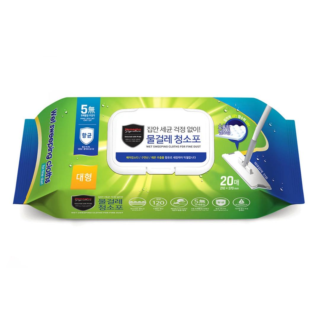 홈플러스시그니처 항균 물걸레 청소포 대형 20매