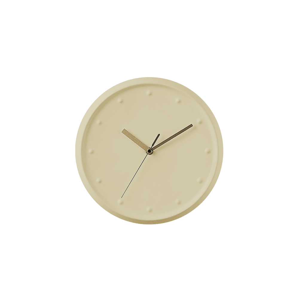 세린 벽시계_바닐라 베이지