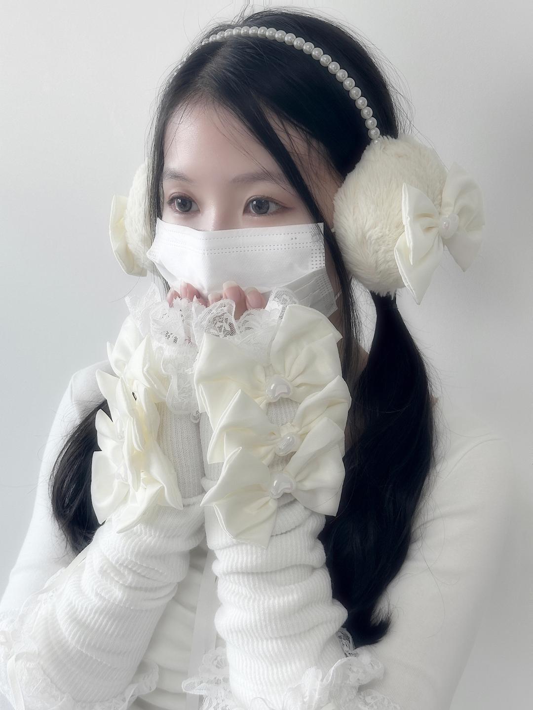 CUSTOM MADE - Warmer & Ear Muff (IVORY)