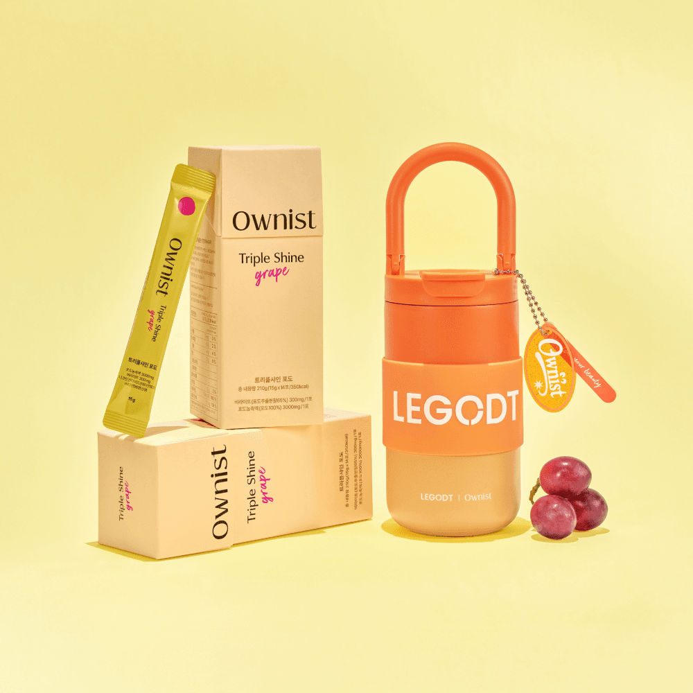 오니스트 텀블러 루틴 세트 트리플샤인 포도 2Box 28포