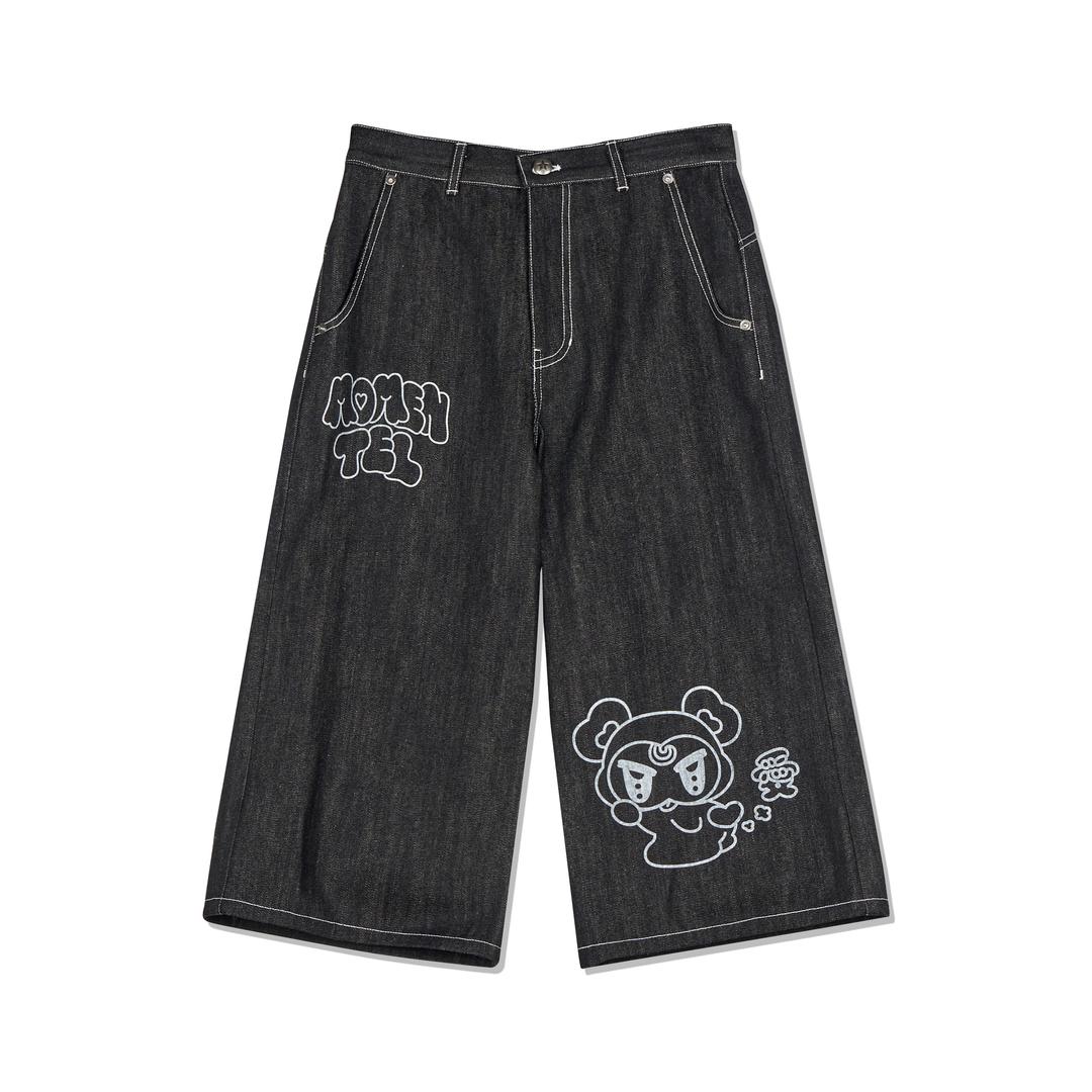 Baby black  denim short pants [10.30 배송 Pre-order]