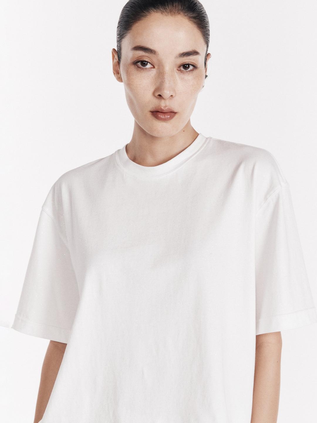 Glitter T-Shirt (White) / White