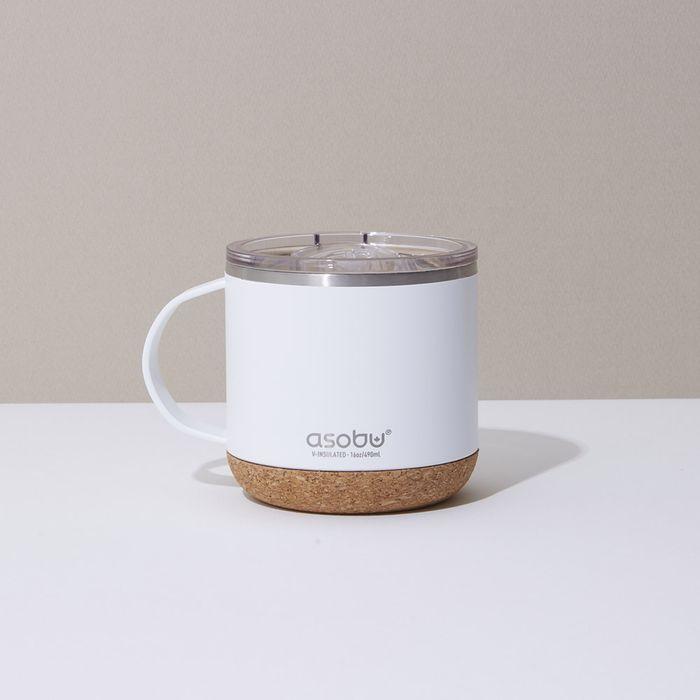 캐나다 아소부 세라믹 스텐 진공 보온보냉 인피니트 머그 490ML 화이트