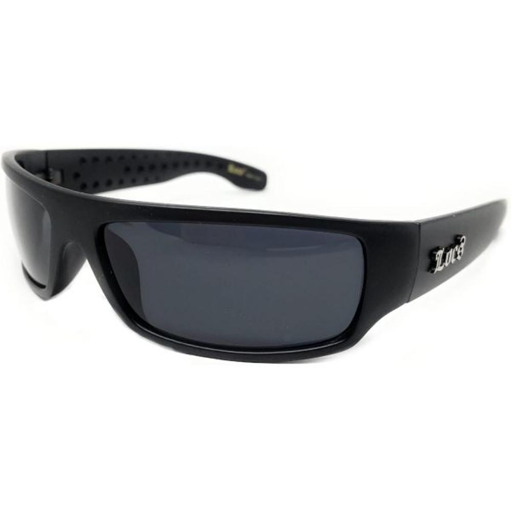 록스 매드독 하드코어 갱스터 촐로 네로우 직사각형 선글라스매트 블랙
