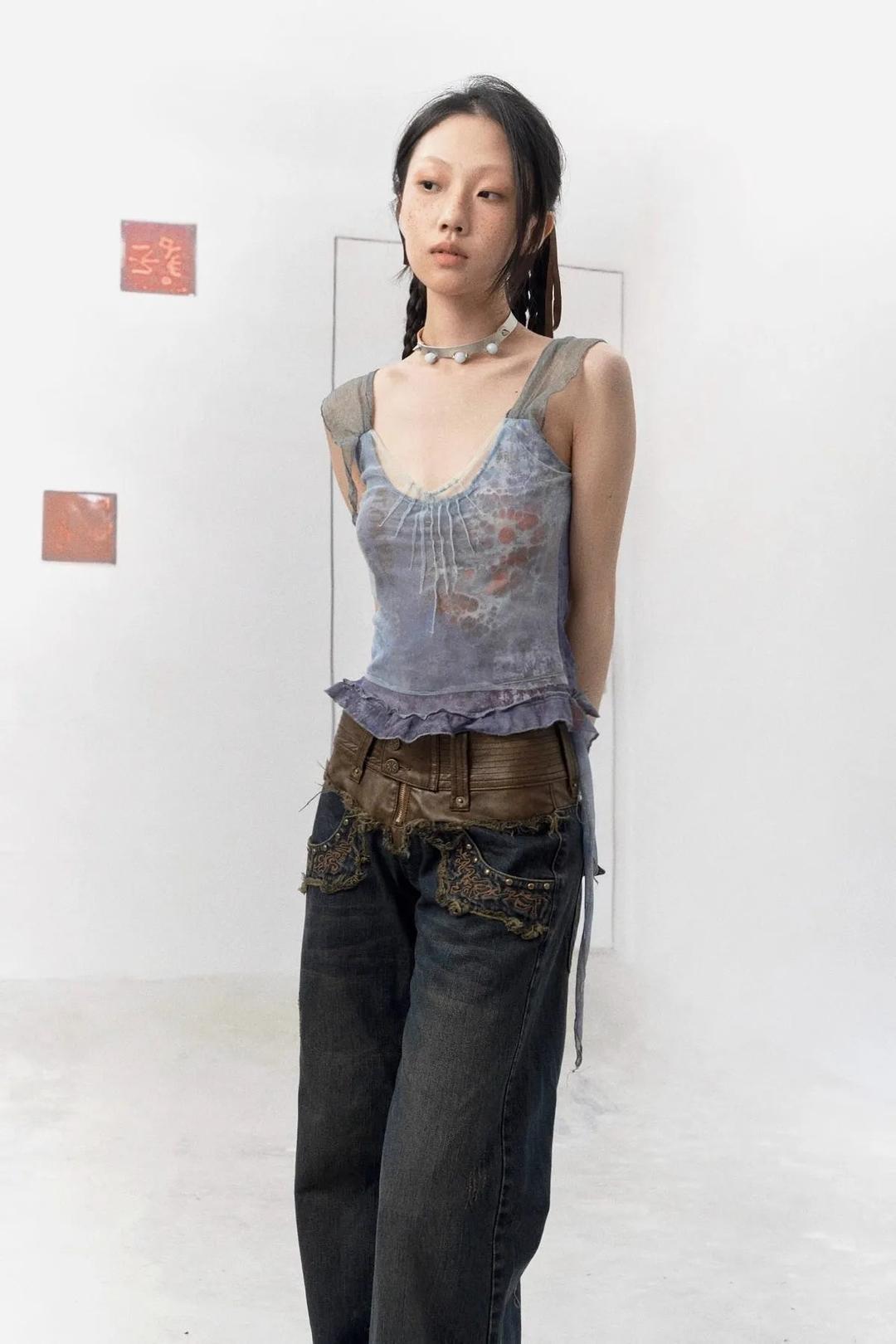 Splicing Mesh Top - M