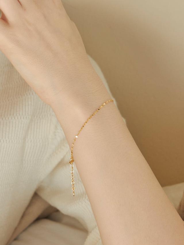 [디모멘트] NIN 18K Gold Bracelet (925SV)