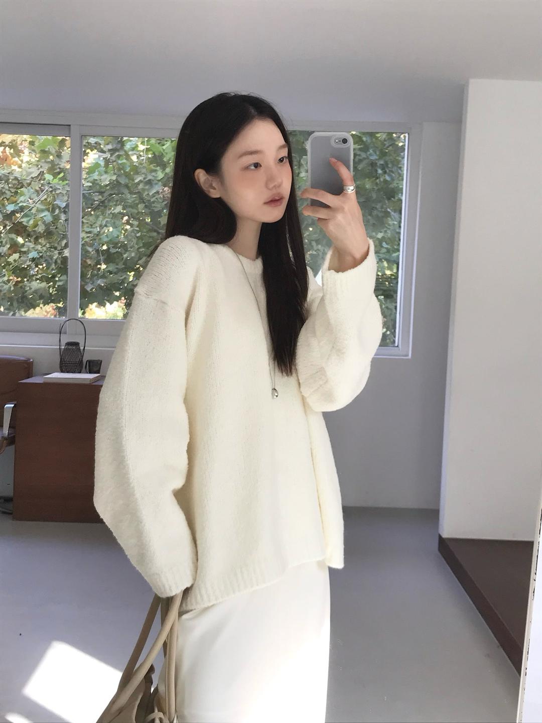 cloud alpaca knit (2 colors)