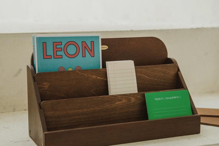 종이수납함 데스크정리 지류정리함