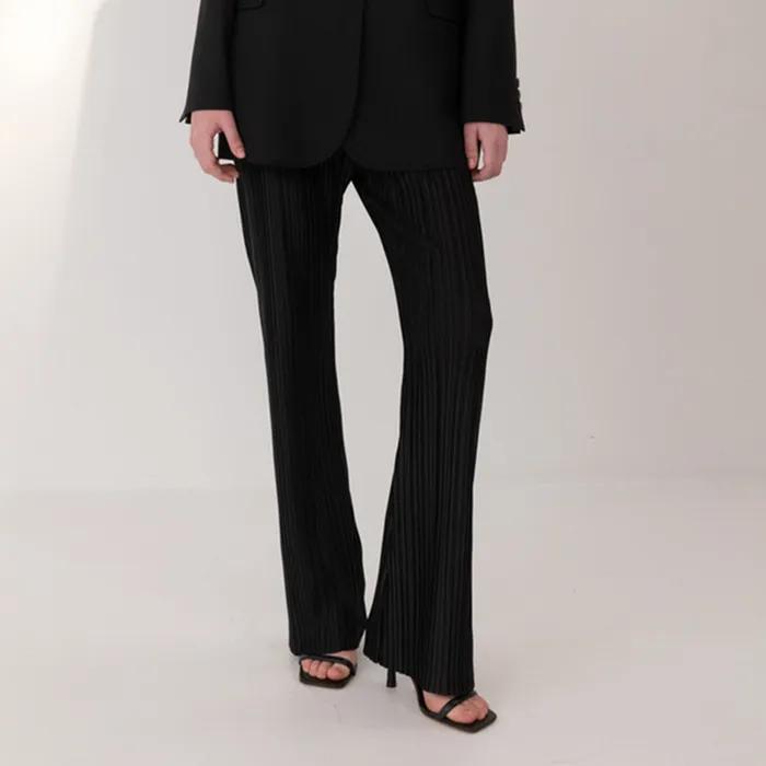 Easy Pleats Pants (Black)
