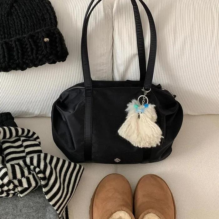 [BEST]오로라 셔링 더플백_블랙