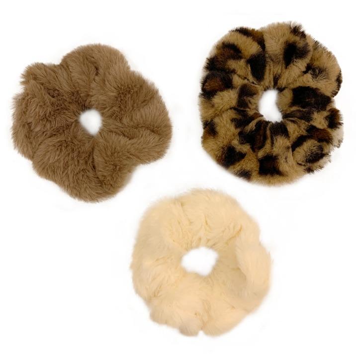 fake fur scrunchie