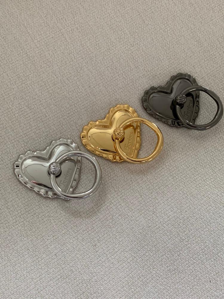 Heart cushion ring 하트 링톡
