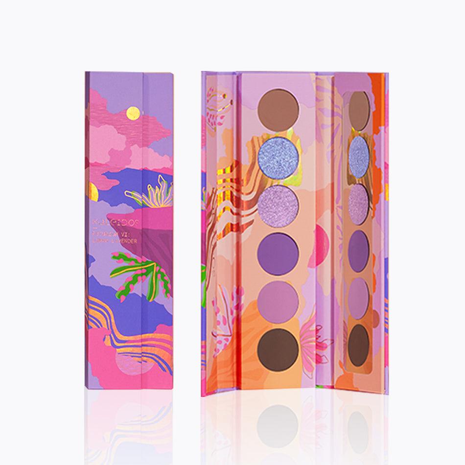KALEIDOS Futurism Series 6-color Chameleon Eyeshadow Palette T3842