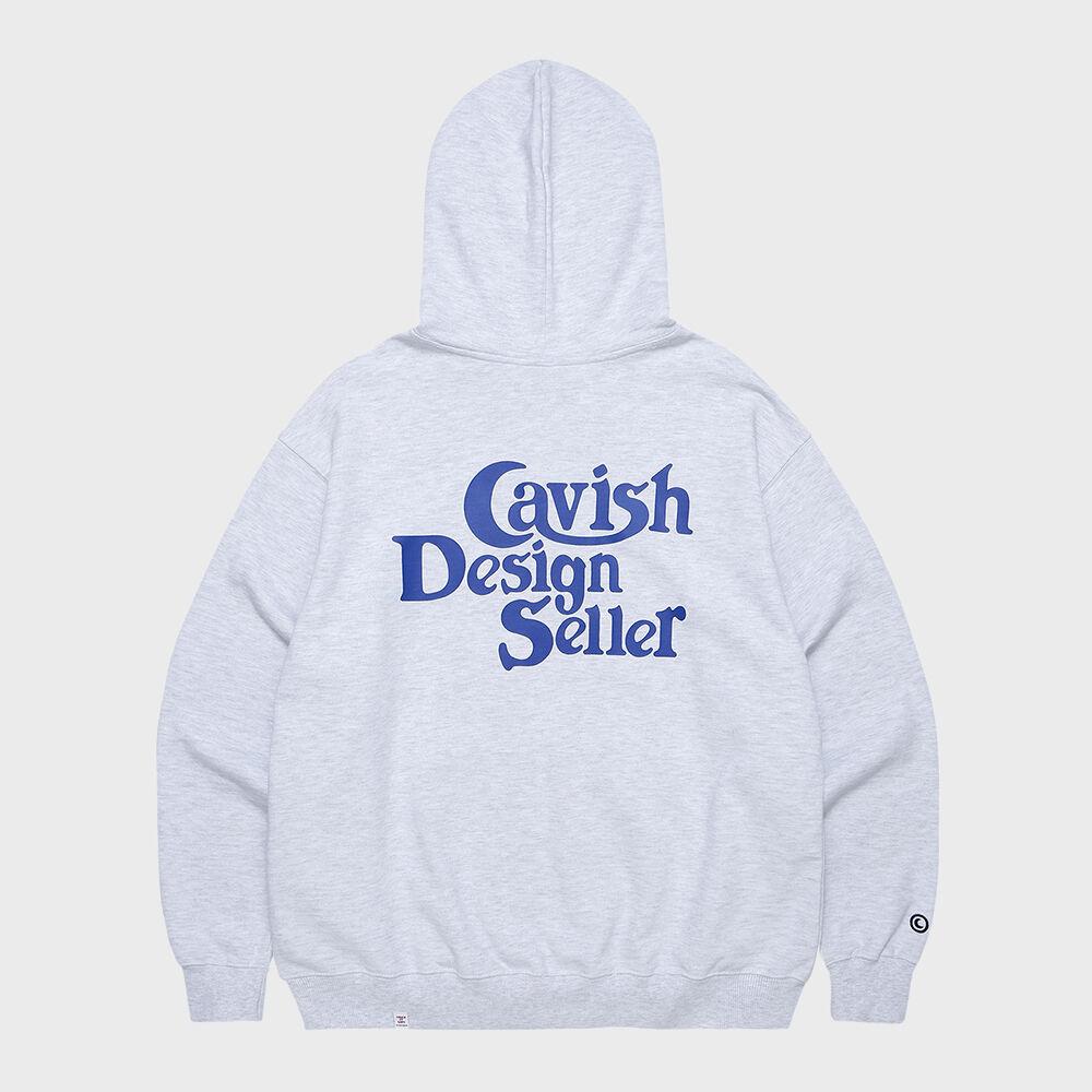 SELLER LOGO HOODIE LIGHT GREY(BLUE)(CV2BFUM400A)