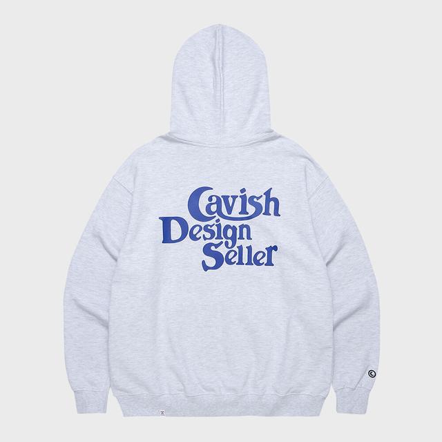 SELLER LOGO HOODIE LIGHT GREY(BLUE)(CV2BFUM400A)