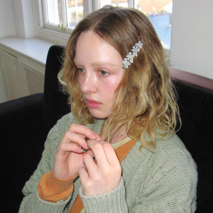 Gathered Petals Hairpin (Silver)