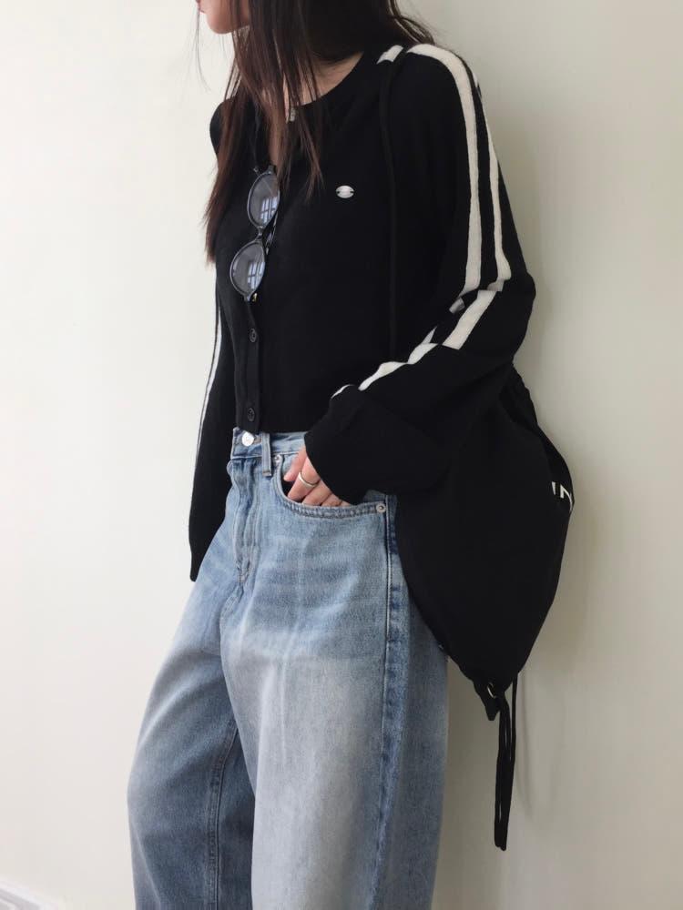 cashmere crop cardigan (2colors)