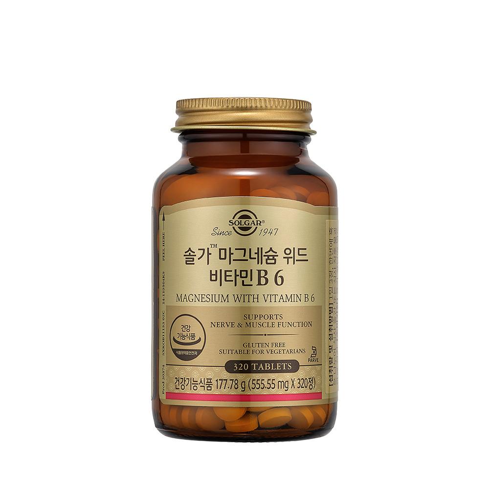솔가 마그네슘 위드 비타민B6 320정 [원산지:미국]
