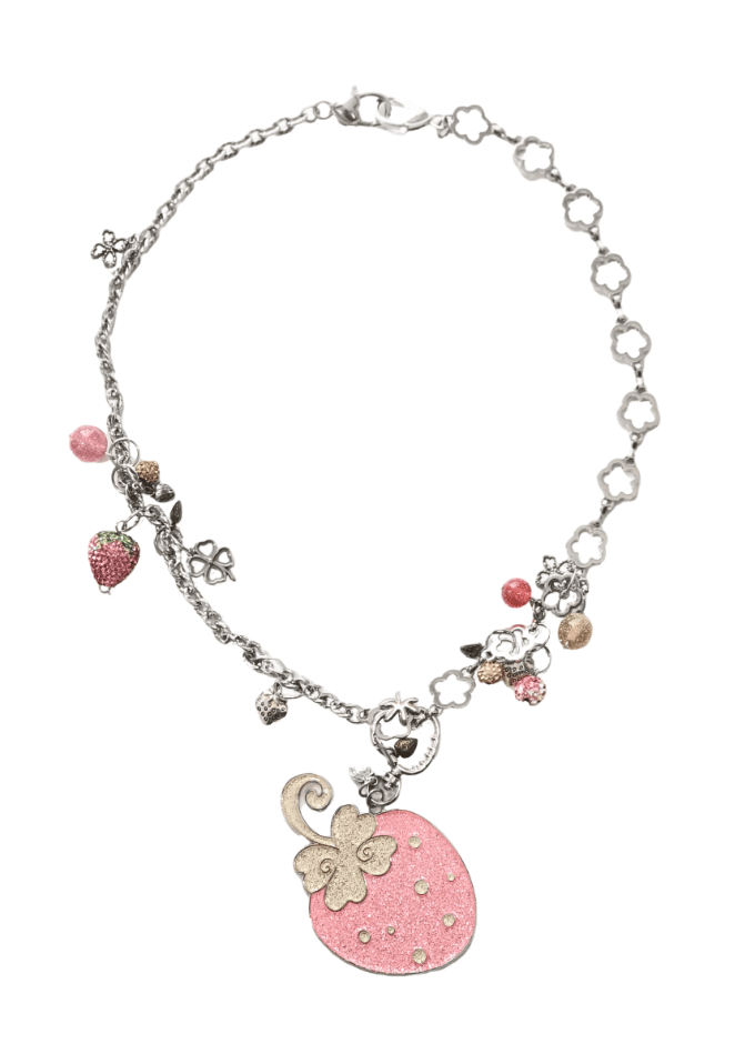 pre-order [Strawberry sparkling] strawberry sparkling necklace
