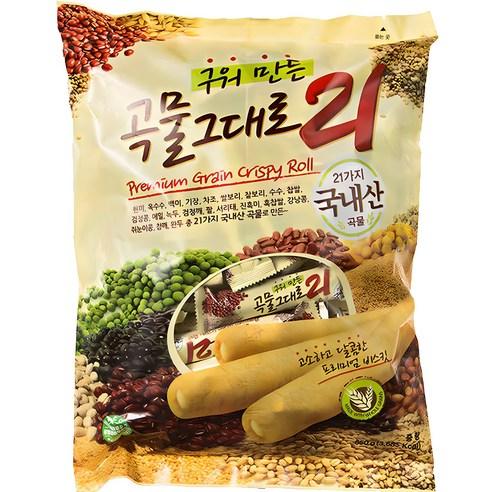곡물그대로21 크리스피롤, 650g, 1개 - 빼빼로/막대과자 | 쿠팡