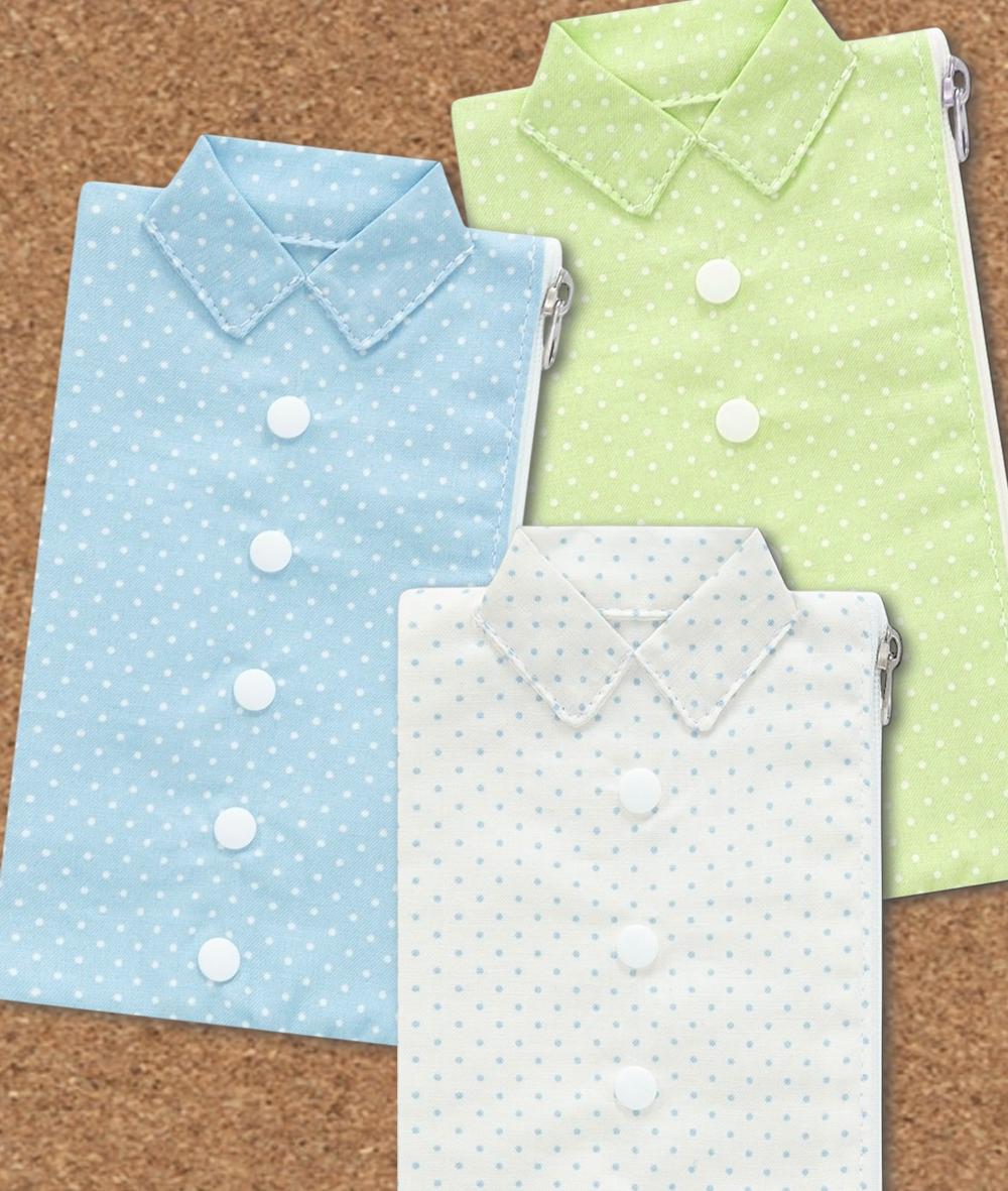 DOT SHIRTS PENCIL CASE (3 COLORS)