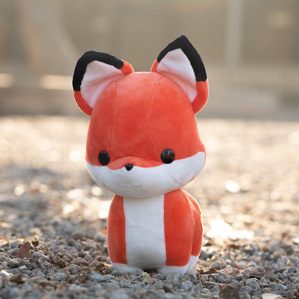 벨지 미니 여우 폭시 동물 봉제 수면 애착인형