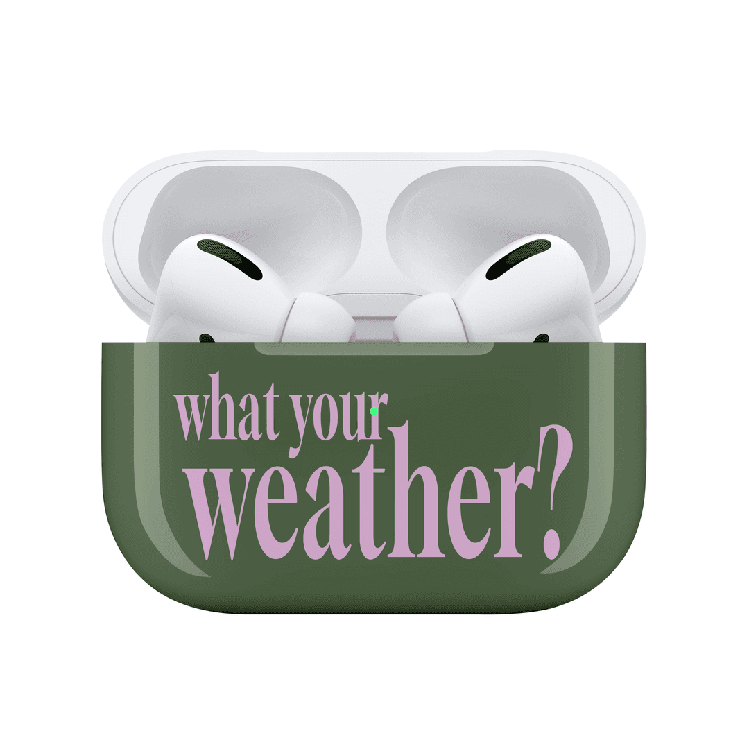 [custom] weather airpods hard case