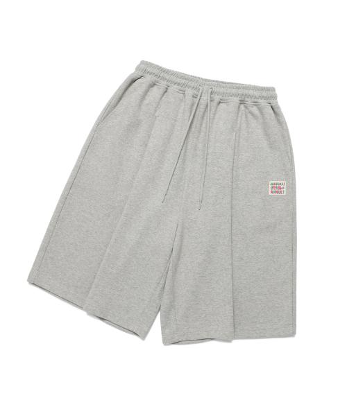 팀코믹스(TIMCOMIX)  VAMOS LABEL BERMUDA FIT PINTUCK SHORTS GRAY - 사이즈 & 후기 | 무신사