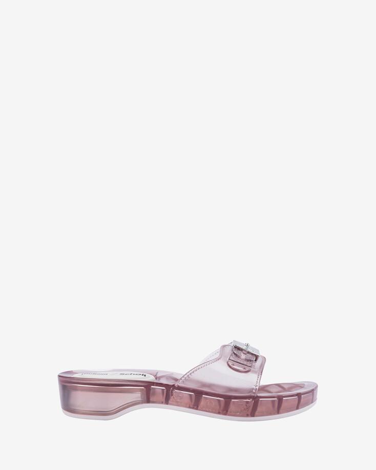 [WOMEN] 멜리사 페스큘라 힐 + 숄 AD 슬라이드 - 클리어 37840-BS445