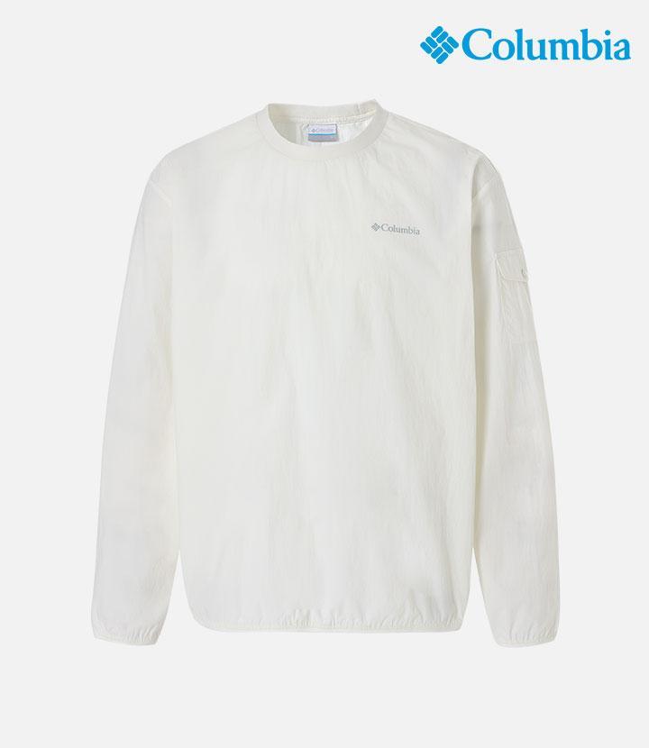 컬럼비아 유니 멀티 포켓 스트레치 우븐 맨투맨_화이트 (C51-YUD601) | 애슬러 NO.1 3040 남성 패션앱