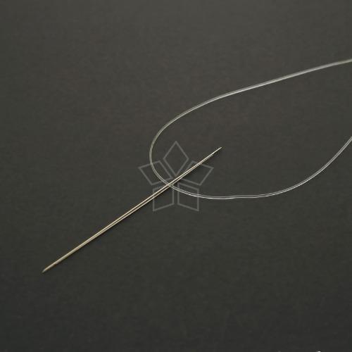 비즈바늘 허리바늘 Big Eye Beading Needle 시드 원석용(1개)