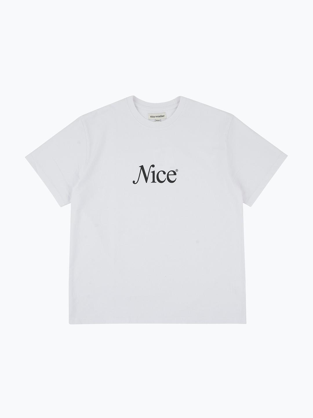 [Nice Weather Apparel] SIGNATURE T-SHIRT (WHITE)