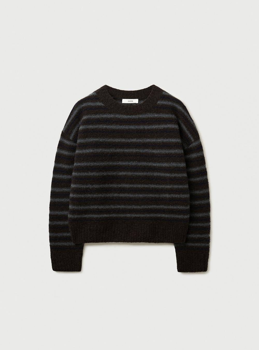 STRIPE WOOL KNIT