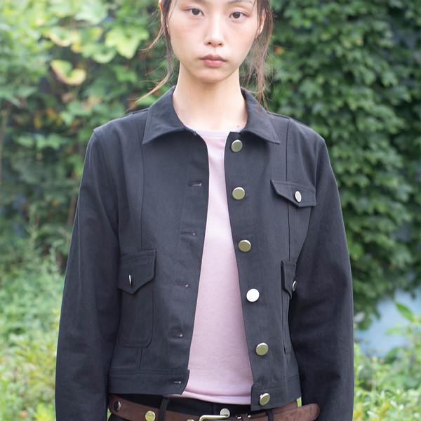 CLASSIC COTTON JACKET (BLACK)