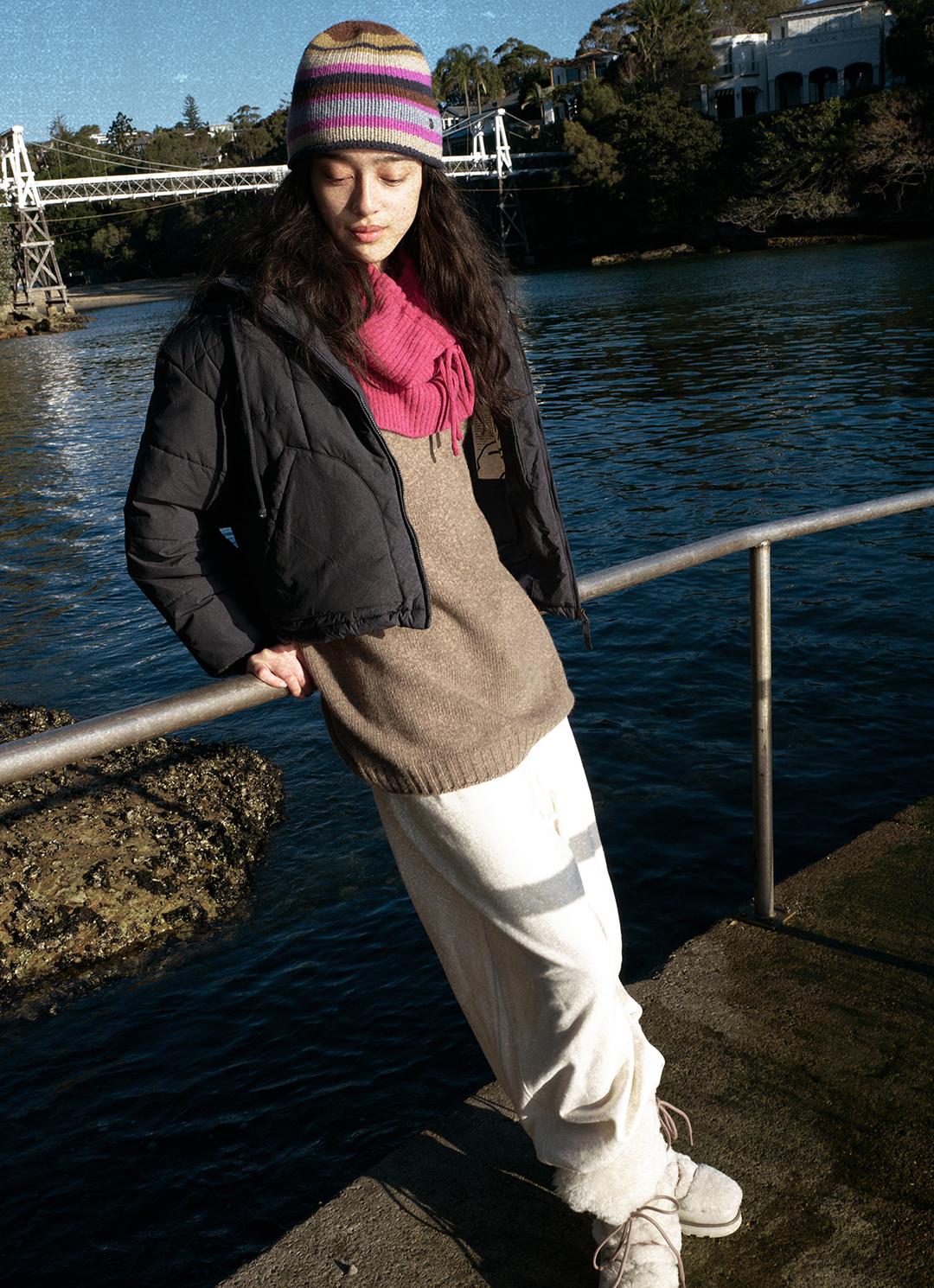 BM beanie_Purple Multi