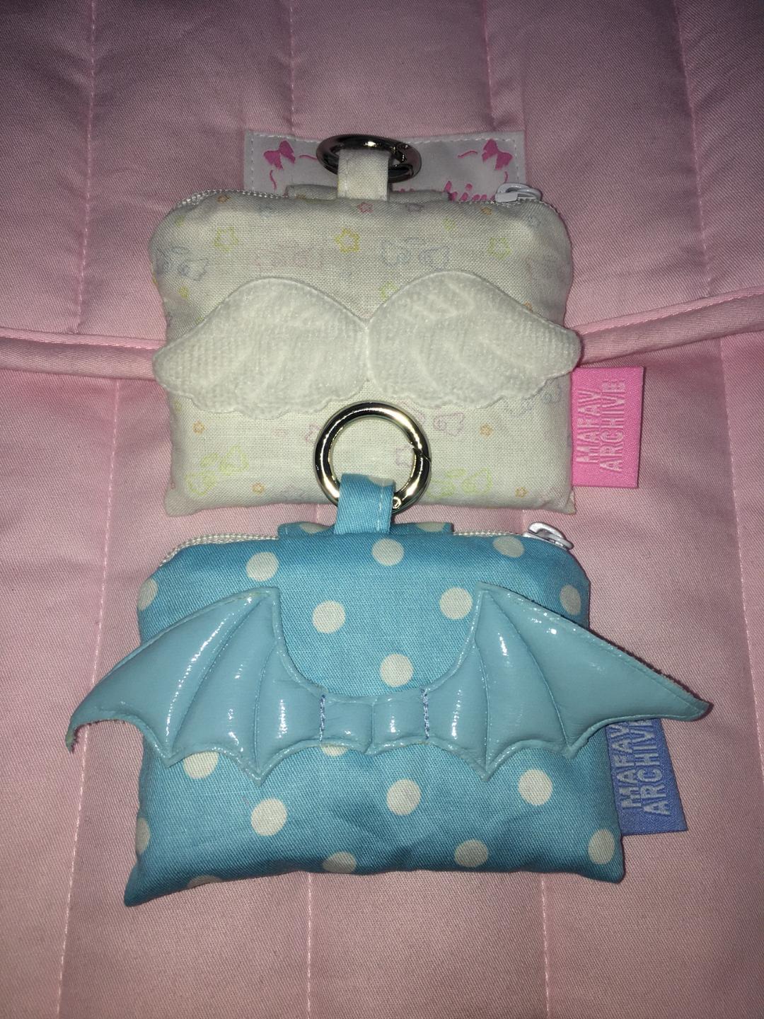 angel devil tiny pouch (2 types)