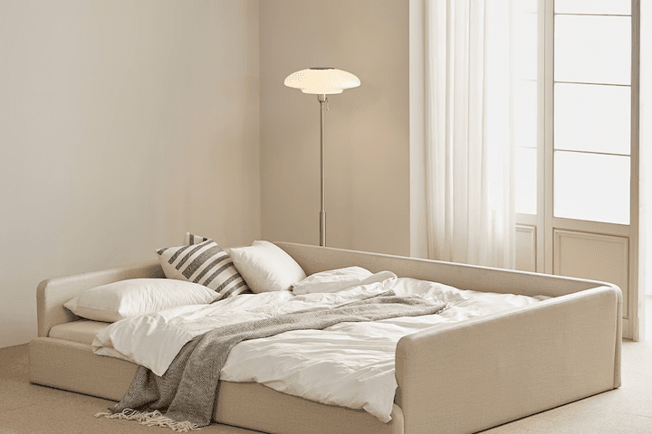 마루 저상형 데이베드 원목 아기침대 범퍼침대(슬림헤드형)