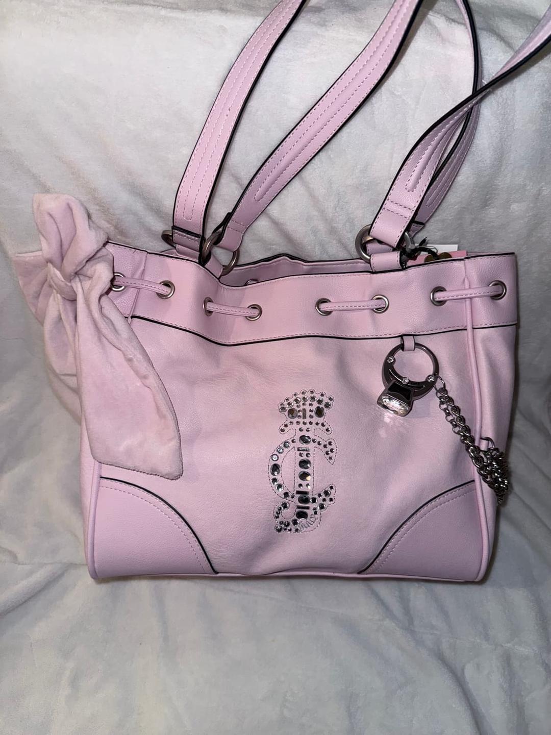 [대대장]쥬시꾸뛰르 데이드리머 크라운 쉬폰핑크 토트백 숄더백 베메클 갸루 | 후루츠패밀리