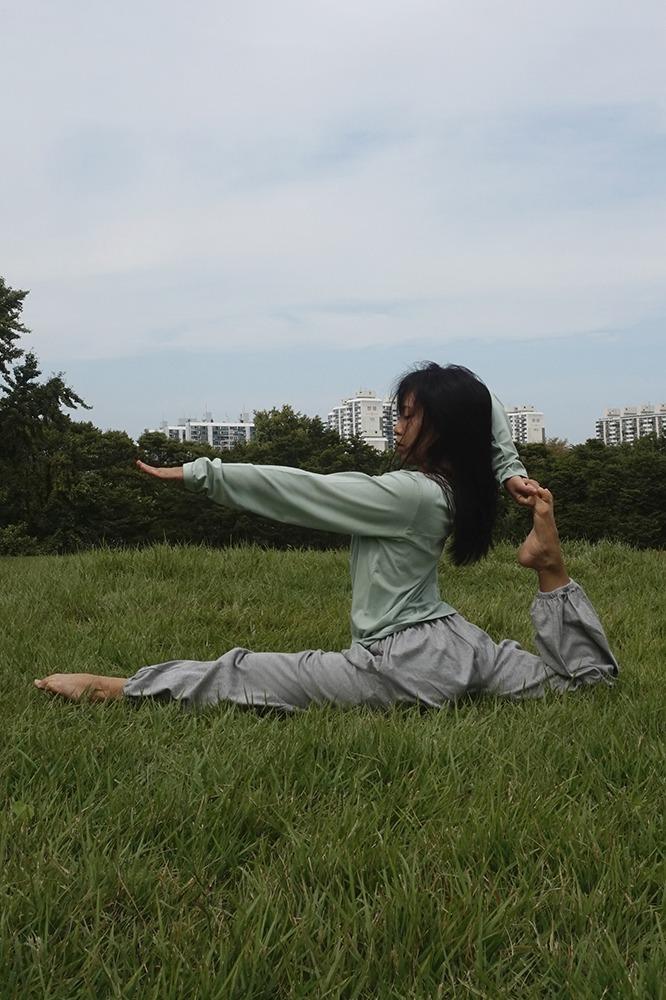 Mukha cover top [ pastel green ] *limited edition